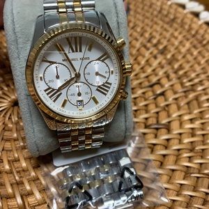 Micheal kors two tone watch